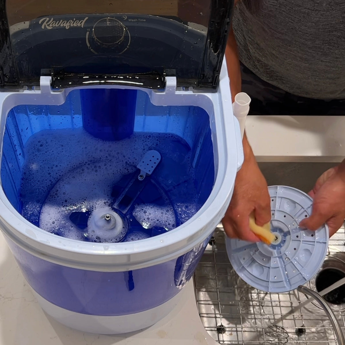 How to clean your kava washing machine after making kava – Kavafied