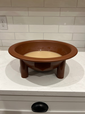 Kavafied Tanoa - Traditional Kumete Kava Bowl - Food Safe PP Material - 1.5 Gallons - 5.5 Liter Capacity