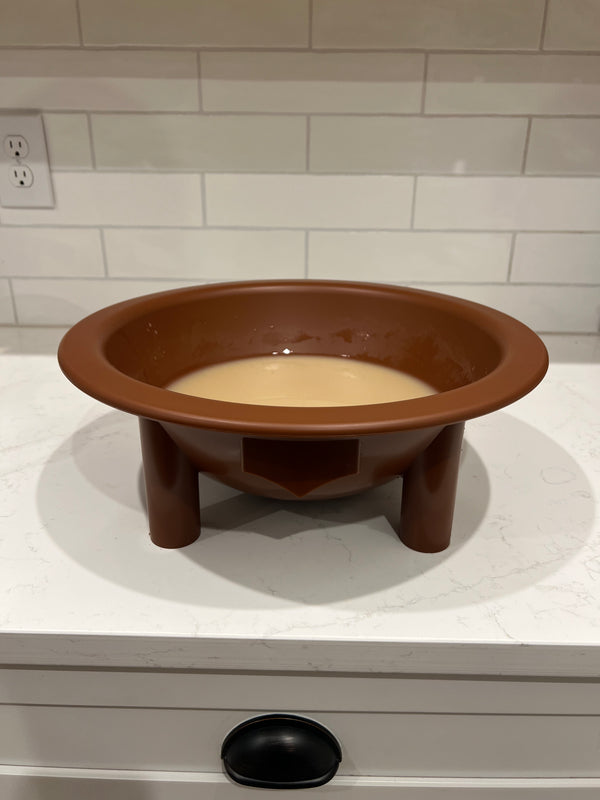 Kavafied Tanoa - Traditional Kumete Kava Bowl - Food Safe PP Material - 1.5 Gallons - 5.5 Liter Capacity