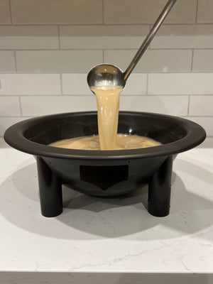 Kavafied Tanoa - Traditional Kumete Kava Bowl - Food Safe PP Material - 1.5 Gallons - 5.5 Liter Capacity