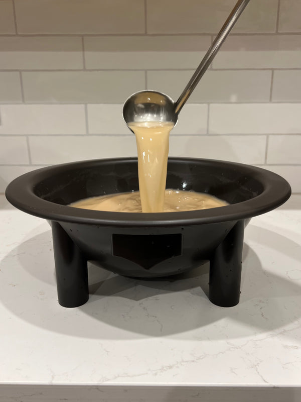 Kavafied Tanoa - Traditional Kumete Kava Bowl - Food Safe PP Material - 1.5 Gallons - 5.5 Liter Capacity