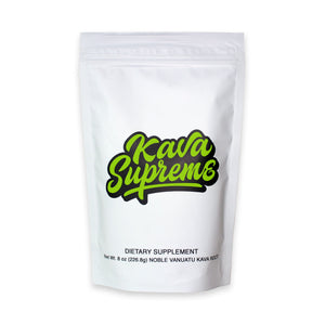 Traditional Kava Social Ceremony Kit - Kava Root Powder, Kava Strainer Bag, Tanoa - Kava Bowl
