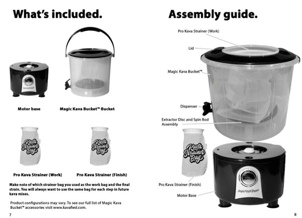 Magic Kava Bucket - Automatic Kava Beverage Maker