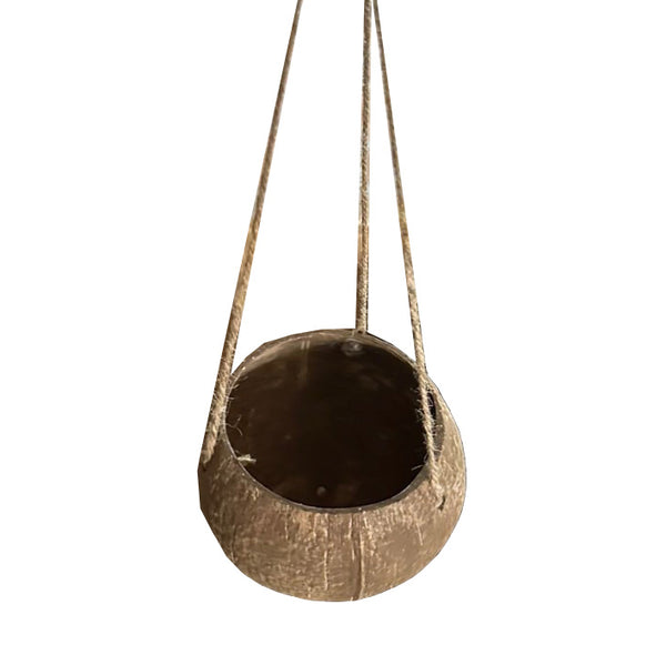 Eco-Friendly Hanging Coconut Kava Planter